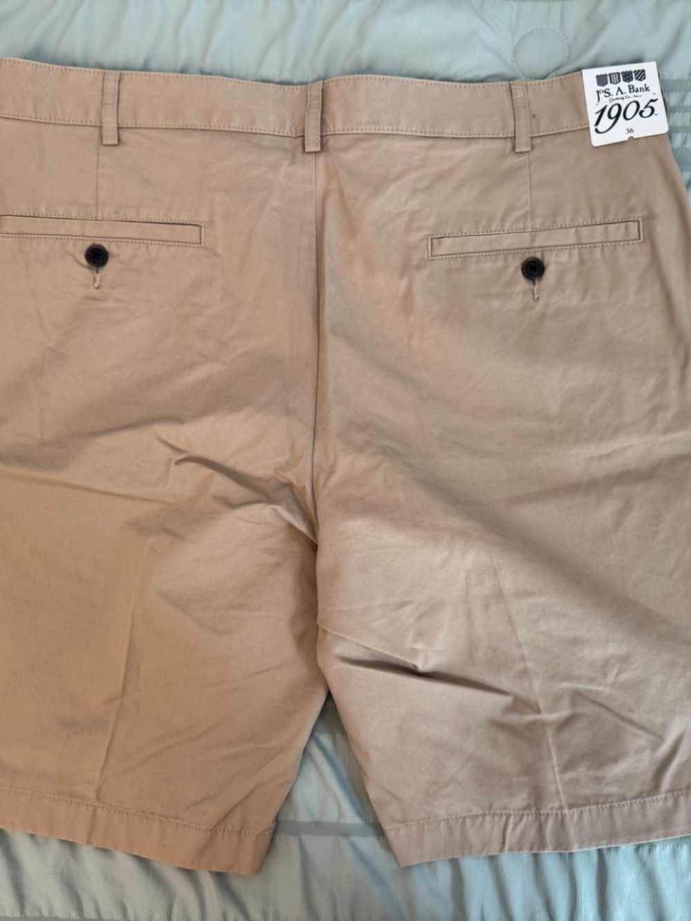 Men’s Jos. A. Bank 1905 Khaki Shorts Size 36 NWT - Picture 4 of 5